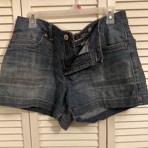 Womens denim shorts